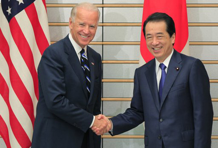 Le vice-président américain loue le courage des Japonais